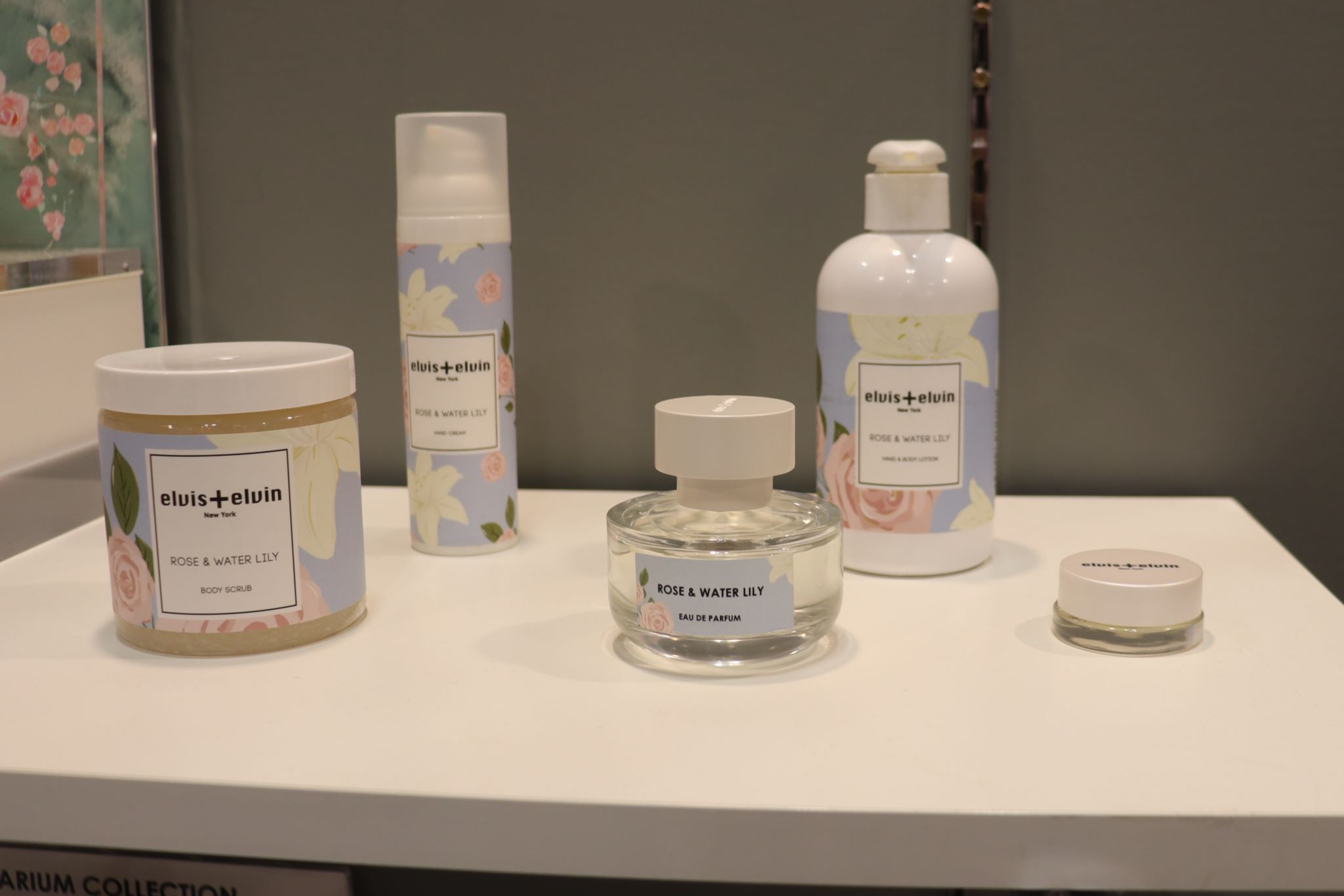 Elvis and Elvin rose and water lily fragrance lineup